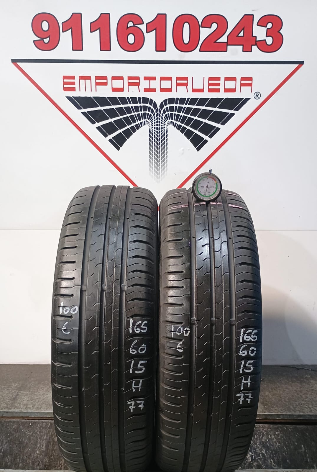 CONTINENTAL CONTIECOCONTACT 5 USADO  165/60 R15 77 H